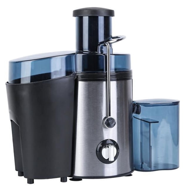 Fresh Fab Finds FFF-US-GPCT4260 1000W Centrifugal Juicer Juice Extractor with 2 Speeds 3.6 in. Wide Feed Chute 17 oz Juicer Cup 54 oz Pulp Collector, Black