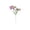 Red, variant on 2PC Artificial Hanging Faux Silk Trailing with Flowers for Home Indoor Living Room Balcony Window Decor