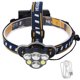 thumbnail image 1 of Lámpara de cabeza de pesca con luz fuerte LED + COB linterna frontal impermeable para exteriores 6LED, 1 of 8