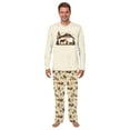 thumbnail image 3 of Jenny Family Christmas Pajama Sets, Western Cowboy Nativity Scene Print, Long Sleeve Crew Neck, Wide-leg Pants, Two Deep Side Pockets, 3 of 7