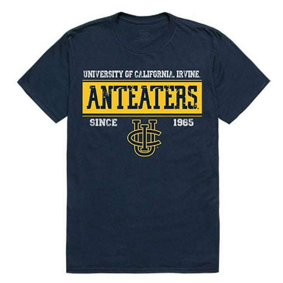W Republic Apparel 507-162-BGT-04 University of California Irvine Established Mens Tee, Navy - Extra Large