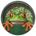 thumbnail image 2 of Frog Peeking Through Green Round Area Rugs for Bedroom Living Room, 4FT Soft Comfy Indoor Circle Carpets, Carpet Home Decor Floor Mat, 2 of 6
