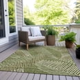 thumbnail image 6 of Addison Rugs Chantille Indoor/Outdoor Transitional Floral Olive Washable Rectangle Rug, 5' x 7'6", 6 of 6