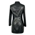 thumbnail image 6 of Enjoytime Long Sleeve Dress for Women Solid Color Slim Bodycon Zip Up Mini Dress Fashion Evening Party Dresses, 6 of 6