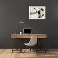 thumbnail image 3 of King 32x25 White Modern Wood Framed Museum Art Print Titled - Swash I, 3 of 4