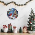 thumbnail image 2 of Kit de decoración navideña con diamantes para colgar, diseño de muñeco de nieve y pájaro Eiflow, 2 of 7