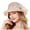 Pink, variant on OOOUM Womens Elegant Floral Straw Hats Rolled Brim Lightweight Breathable Sun Hat Summer Beach Vacation Hats Pink