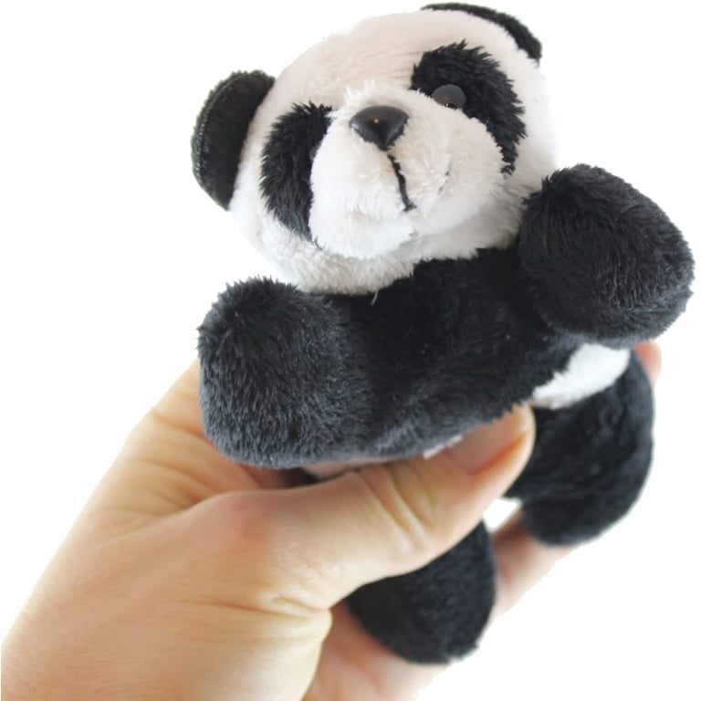 MON AMI 11" Panda Plush Toy - Super Soft Stuffed Animal For Kids, With Plastic Eyes & Bead Filling