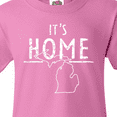 thumbnail image 4 of Inktastic It's Home- State  of Michigan Outline Distressed Text Youth T-Shirt, 4 of 5