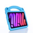 thumbnail image 4 of iPad Mini 6 Case, Kids Shockproof Lightweight Handle Stand Cute EVA Cover, Blue, 4 of 8
