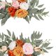 thumbnail image 4 of 2 piezas de flores de seda decorativas para puerta, arreglo floral, rosas artificiales Naranja, 4 of 9