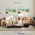 thumbnail image 3 of Elephant Stock Catching The Wind I Wall Art - Horizontal Canvas Wall Art - Living Room Wall Decor - Beach Canvas - Blue And Beige Decor By Sally Swatland - 39" x 26", 3 of 4