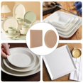 thumbnail image 2 of 2pcs 2 Style Dish Plate Slump Mold 7.9x7.9 Inch Ceramic Clay Drying Board Flat Round & Square Potte, 2 of 5