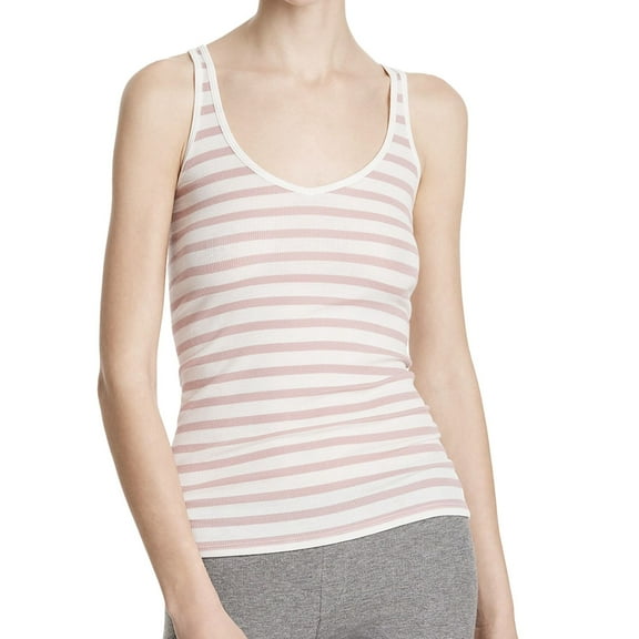 ATM Womens Modal Rib Tank Top, Pink, Small