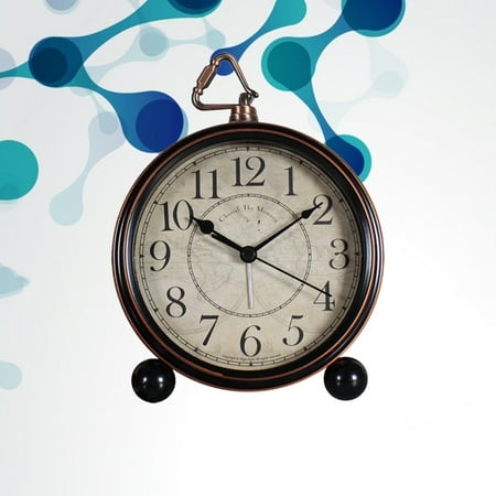 IMIKEYA 1Pack Retro Analog Alarm Clock Vintage Style for Bedroom Adults