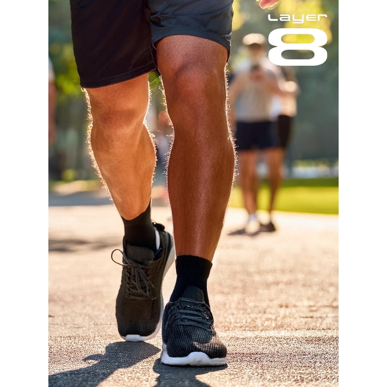 Layer 8 Men's Cushioned Quarter Socks 15-Pack photo 7