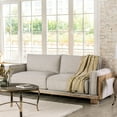 thumbnail image 2 of Furniture of America Gulver Modern Adult Upholstered Fabric Sofa, Light Brown and Natural, 2 of 6