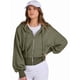 thumbnail image 4 of Sudaderas con Capucha y Cremallera para Mujer, Sudaderas , Casuales, Cómodas y Bonitas, Chaquetas con Cremallera, Conjuntos de Otoño A . Verde M, 4 of 10