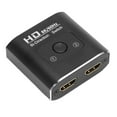 thumbnail image 3 of Video Splitter Selector, HD Multimedia Interface Switcher Bidirectional Stable 1 in 2 Out Aluminum Alloy  for Monitor, 3 of 7