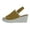 Mustard, variant on Bernie Mev Women's Venti Fringe Wedge Sandal