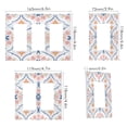 thumbnail image 2 of Yayeee Rocker Switch Wall Plate 1-Gang 4.6"x2.9" Home Decorative Outlet Cover, Pink Mosaic Pattern, 2 of 6