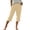 Beige, variant on Womens Fashion Summer Essentials Clothing Linen Pants for Women with Pockets Baggy Wide Leg Pants Elastic Waist Mid Calf Length Pants Casual Pants for Women