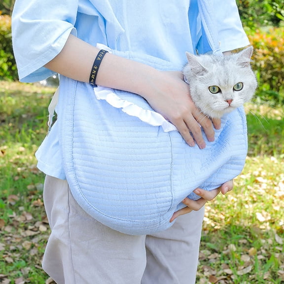 NICEXMAS Travel Pet Carrier Sling Bag Polyester Portable 1Pcs