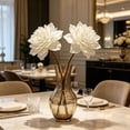 thumbnail image 6 of 2Pcs Oil Painting Style Dahlia Bouquet, Realistic Layered Petal Design With Anti-Fade Color, Decorative Artificial Flower for Home Dining Table, Wedding Layout, Hotel Decor and Shooting Props, 6 of 6