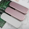 thumbnail image 2 of Small Metal Pen Box Fountain Pen Collection Case With Cushion Mini Hinged Tin, 2 of 2