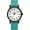 White-Black/Aqua, variant on Original Nurse Watch for Medical Professionals and Students Various Scrub Colors, Easy Read Dial, Military Time with Second Hand, Silicone Band, 3 ATM Water Resistant