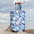 thumbnail image 7 of Hirioo Icy Blue Snowflakes for Elasticity Suitcase Cover (No luggage Included) Durable Luggage Protector Fits 18-32 Inch Luggage-Medium, 7 of 7