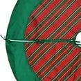 thumbnail image 2 of Vickerman 52" Red and Green Plaid Christmas Tree skirt, 2 of 4