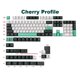 thumbnail image 3 of de jardín PBT de 135 para juegos de Cherry 61 inglés Baoblaze Teclas de tema de plantas, 3 of 8