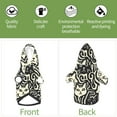thumbnail image 6 of KLL Abstract Cat Faces Pattern for Basic Dog Hoodie - Pet Hoodie Sweater with Leash Hole - Cute Dog Sweatshirt - Pet Clothes Hooded Sweatshirt for Dog & Cat -XX-Large, 6 of 8