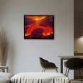 thumbnail image 2 of Nawypu Active Volcano Natural Scenery Volcano Eruption Magma Flow Poster (9) Wall Art Poster Scroll Canvas Painting Picture Living Room Decor Home Framed, 2 of 4