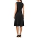 thumbnail image 3 of INSPIRE CHIC Vestido de Trabajo Vintage para Mujeres A-Line Cuello Cuadrado Sin Mangas Vestidos Formales de Oficina de Noche Midi M Negro, 3 of 6