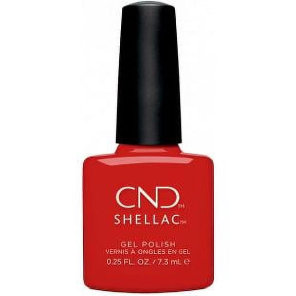 CND Shellac Gel Polish [ Devil Red ] 0.25 oz * BEAUTY TALK LA *