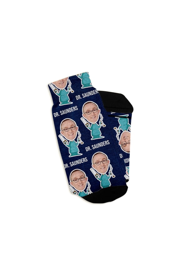 Personalized Surgeon Socks with Faces