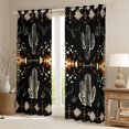 thumbnail image 2 of Homewish Teens Bohemian Aztec Curtains Pack of 2 (42x84 Each),Western Cactus Curtains Blackout,Exotic Style Bedroom Curtains,Ultra Soft Home Decor, 2 of 6