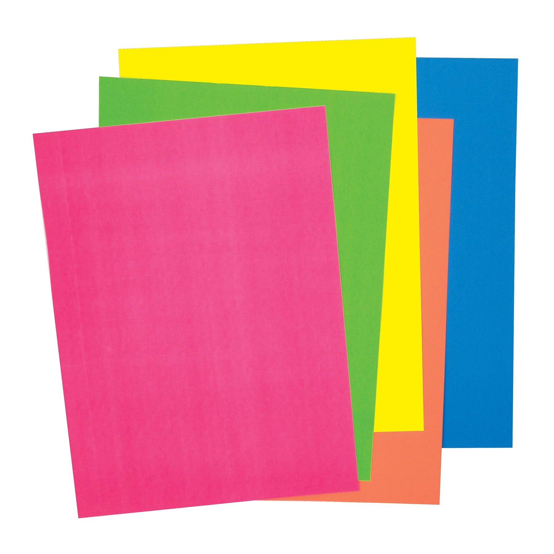 UCreate Premium Neon Art Paper Pad, 5 Assorted Colors, 9" x 12", 50 Sheets, Pack of 3