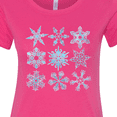 thumbnail image 4 of Inktastic Winter Snowflakes Women's T-Shirt, 4 of 5