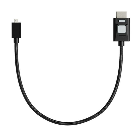 Atomos 4K60 HDR Locking Full HDMI to Micro-HDMI 11.8-Inch Cable for High-Speed Video Transfer (Black)