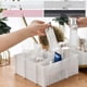 thumbnail image 1 of Paneles divisorios para cajones | Divisores de plástico ajustables (paquete de 5) | Personalizables, se adaptan a la mayoría de los cajones | Blanco, negro, rosa y gris | Organiza ropa interior, 1 of 6
