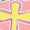 Mauve with Speckles, variant on Inktastic Easter Jesus Loves Me with Cross and Flowers Girls Baby Dress