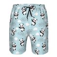 thumbnail image 3 of Goofa Cute Panda Bear Printed Mens Swim Trunks Summer Quick Dry Short Beach Swimwear Bathing Suits-, 3 of 9