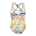 thumbnail image 5 of Girls Athletic Swimsuit Back Tank Gymnastics Leotard For Swimming And Water Play, 5 of 5