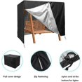 thumbnail image 3 of Garden Swing Cover, Patio Swing Cover Protector Patio Furniture Seat UV Block Hammock Cover, 3 of 3