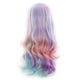 thumbnail image 5 of Fiudx Pelucas Largas, Cabello Sintético Rizado Resistente Al Calor, Peluca Multicolor Vibrante, Diseño Ligero y Cómodo, Ideal para Fiestas de Cosplay, Ideal para Chicas Que Aman El Estilo, Incluye Co, 5 of 6
