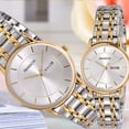 thumbnail image 4 of Business men's watches, steel belt women's watches, fashion couple watches, 4 of 5
