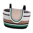 thumbnail image 3 of koolsoo Bike Basket Bike Decoration Front Basket for Shopping Riding Camping Green, 3 of 9